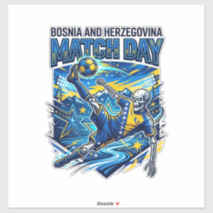 Bosnia and Herzegovina Match Day Skeleton Striker