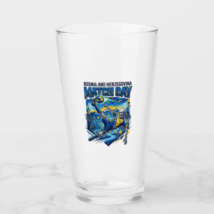 Bosnia and Herzegovina Match Day Skeleton Striker Glass