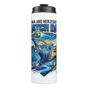 Bosnia and Herzegovina Match Day Skeleton Striker Thermal Tumbler