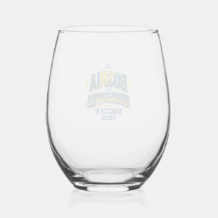 Bosnia and Herzegovina Soccer 2026 Soccer Bold Cou Stemless Wine Glass