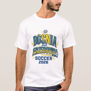 Bosnia and Herzegovina Soccer 2026 Soccer Bold Cou T-Shirt