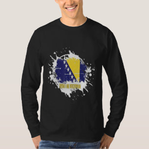 Bosnia And Herzegovina Splash T-Shirt