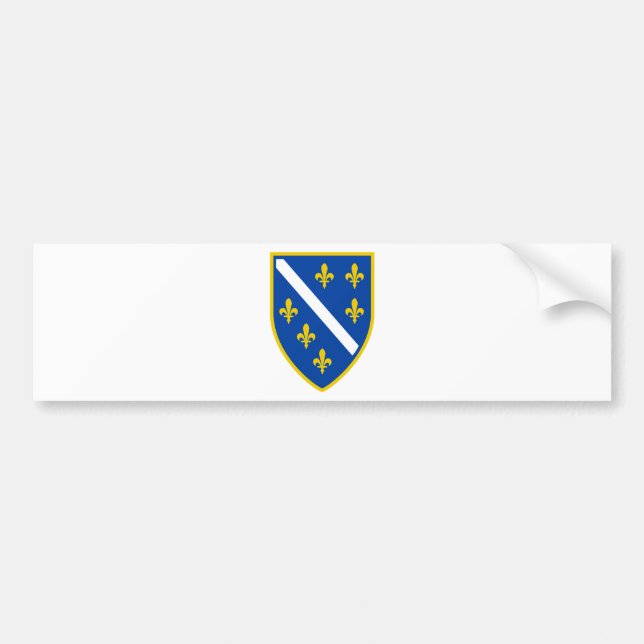 Bosnia Bumper Sticker (Front)