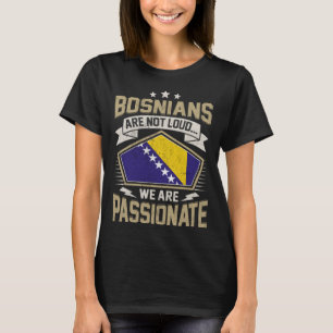 Bosnia Flag Passionate Bosnians Girls & Women T-Shirt