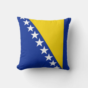 Bosnia Flag x Flag Pillow