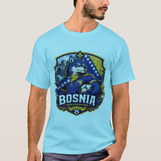 bosnia football t-shirt