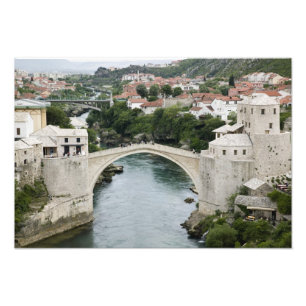 Bosnia-Hercegovina - Mostar. The Old Bridge Photo Print