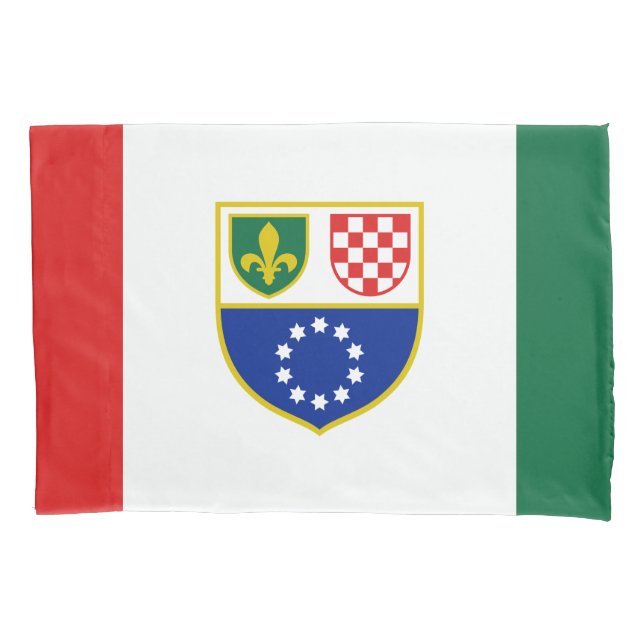 Bosnia Herzegovina Federation Flag Pillowcase (Front)