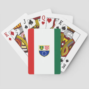 Bosnia Herzegovina Federation Flag Playing Cards