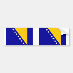 Bosnia Herzegovina flag Bumper Sticker
