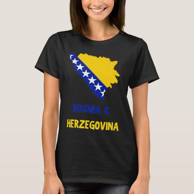 BOSNIA & HERZEGOVINA T-Shirt (Front)