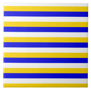 Bosnia Herzegovina Uruguay flag stripes country pa Tile