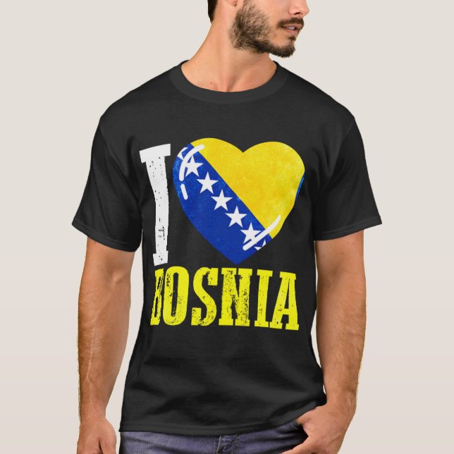 Bosnia I love Bosnia T-Shirt (Front)