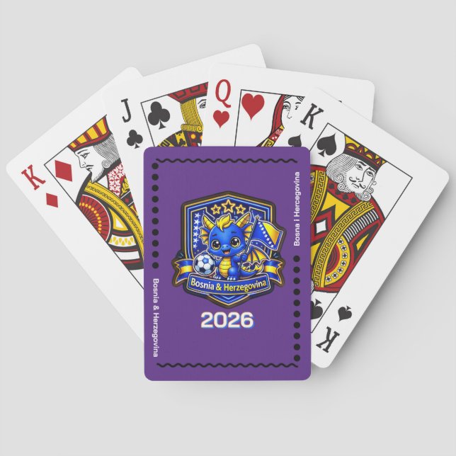 Bosnia Kids Playing Cards (Back)