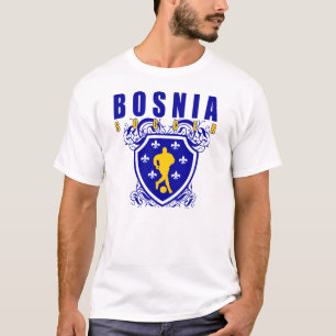 Bosnia Soccer Shield T-Shirt