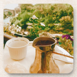 Bosnian Coffee break in Mostar  Coaster