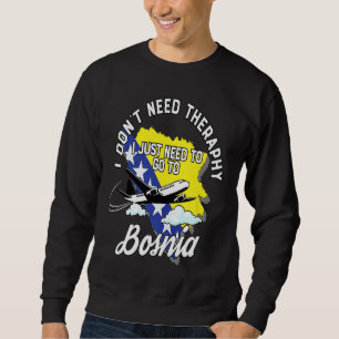 Bosnian Flag I Bosnia and Herzegowina Flag I Bosni Sweatshirt