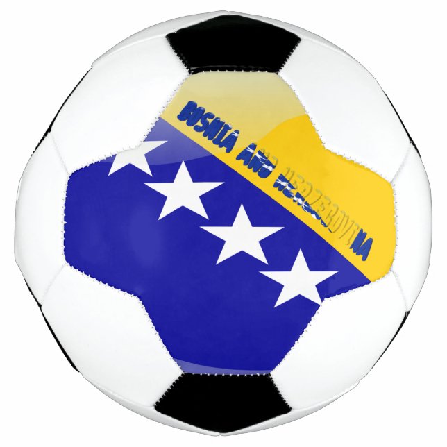 Bosnian flag soccer ball (Front)