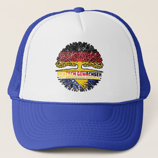 Bosnian German Germany Trucker Hat (Front)