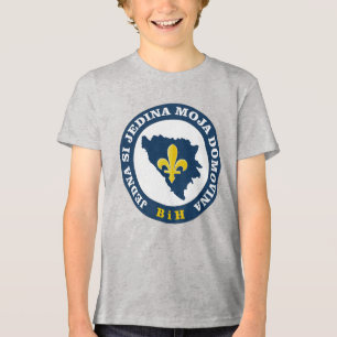 Bosnian lily Tri-Blend shirt