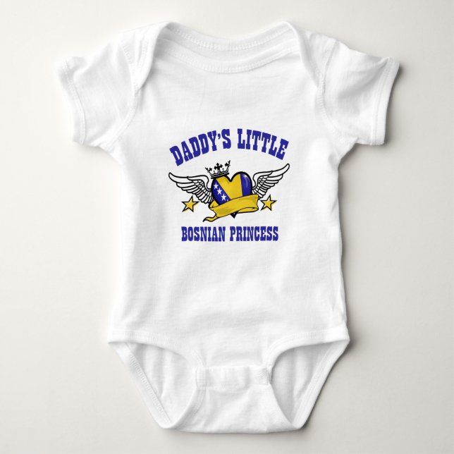 Bosnian Princess Baby Bodysuit (Front)