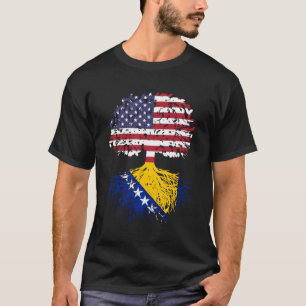 Bosnian Roots Bosnia National Heritage Tree Gift F T-Shirt