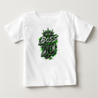 Boss 10 – Green Neon Streetwear Graphic