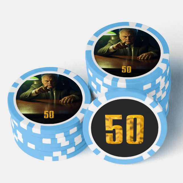 Boss 50 dollars poker chip (Stack)