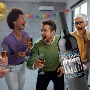 Boss Appreciation Photo REASONS YOU DRINK Wine La Label