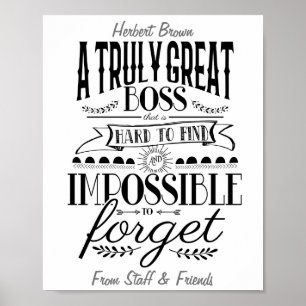 Boss Appreciation Poster