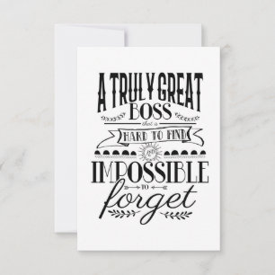 Boss appreciation week card
