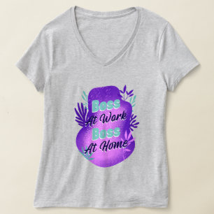 Boss At Work Boss At Home Working Mum T-shirt