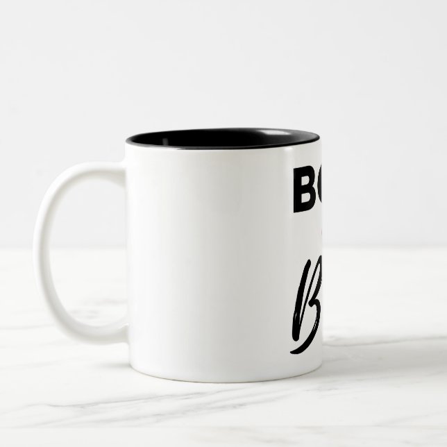 Boss Babe 2 Two-Tone Coffee Mug (Left)