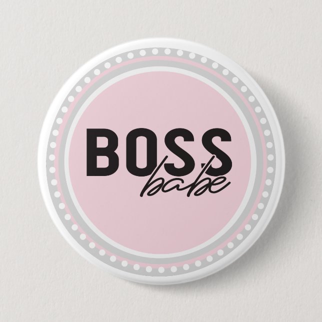 Boss Babe Button (Front)