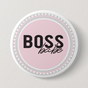 Boss Babe Button