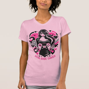 Boss Babe Gamer Shirt Girl Power Gaming