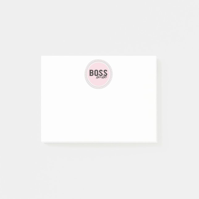 Boss Babe - Girl Boss Post-it Notes (Front)