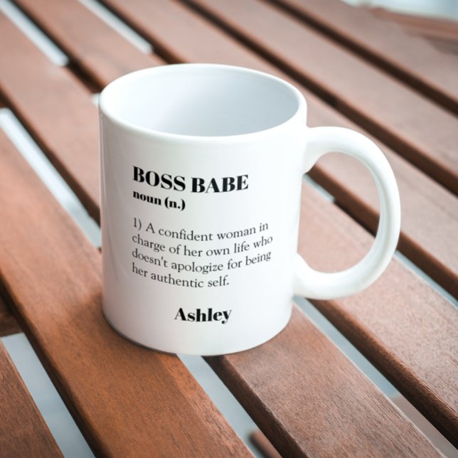 BOSS BABE Independent woman Inspirational Mug  (Creator Uploaded)