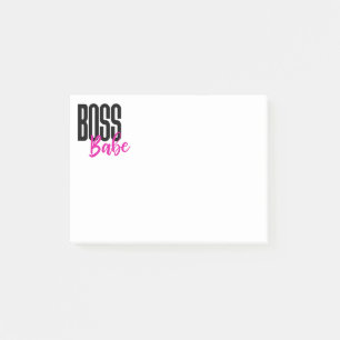 Boss Babe Motivational Entrepreneur Hustle Mum Post-it Notes
