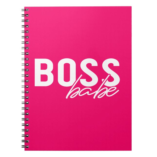 Boss Babe   Notebook (Front)