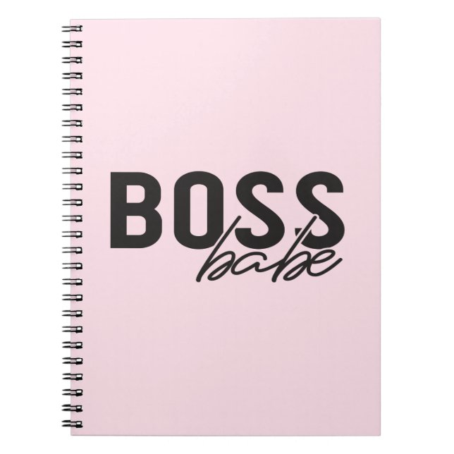 Boss Babe   Notebook (Front)