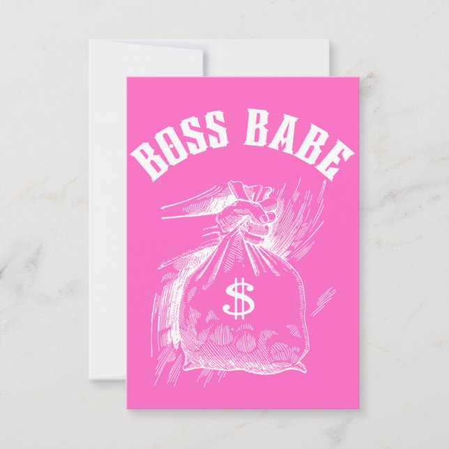 Boss Babe Thank You Card (Front)