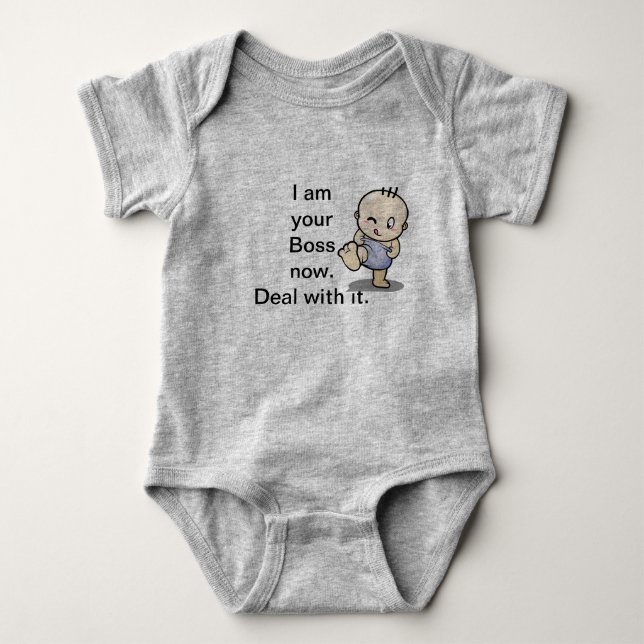 Boss Baby romper Bodysuit (Front)