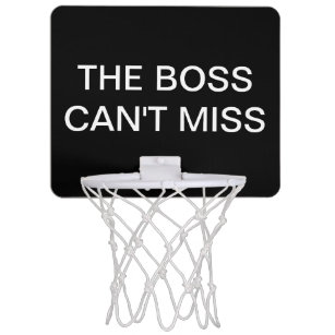 Boss Basketball Executive Gift Mini Basketball Hoop