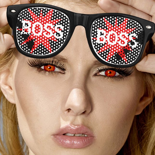 BOSS BOSS retro Shades / Fun Party Sunglasses (Creator Uploaded)