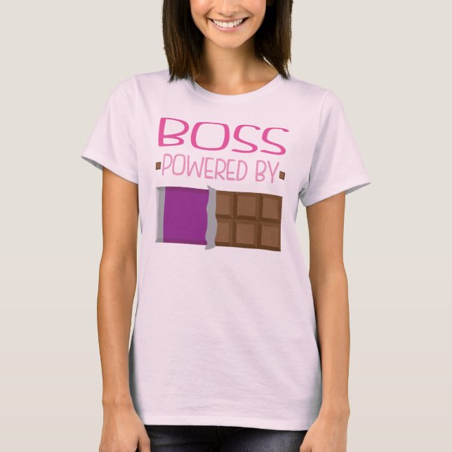 Boss Chocolate Gift for Woman T-Shirt (Front)