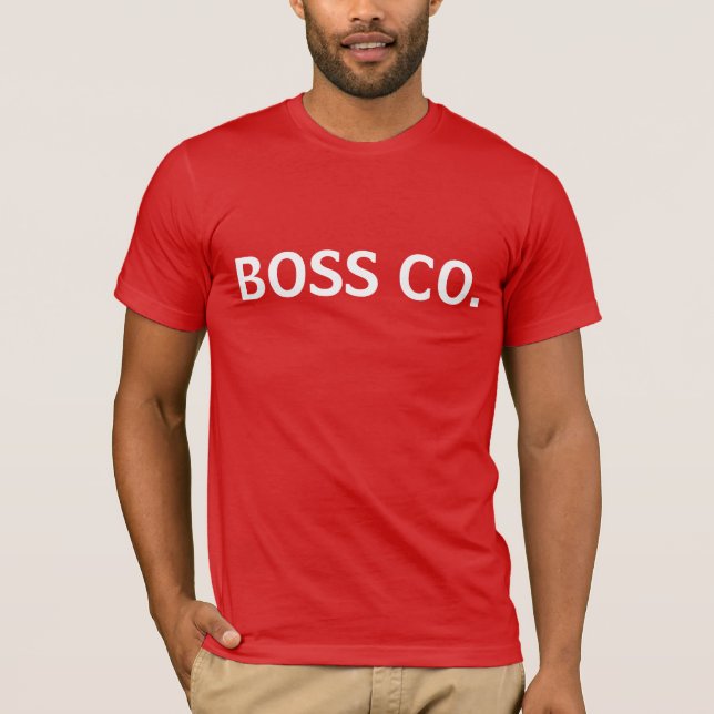 Boss CO. Red T-Shirt (Front)
