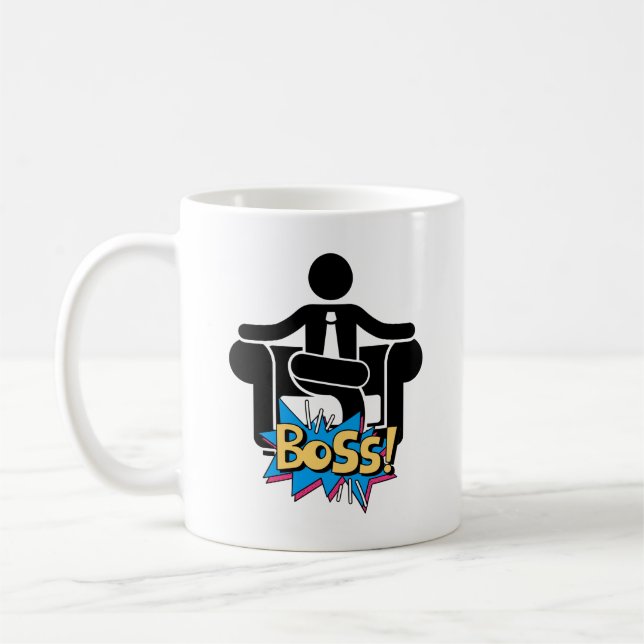 Boss Coffee Mug (Left)