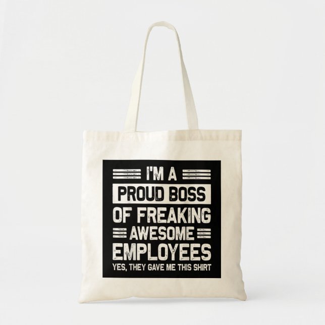 Boss Day Employee Appreciation Office Men Women Fu Tote Bag (Front)