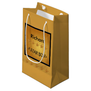 Boss Day Five Star Boss Custom SGB Small Gift Bag
